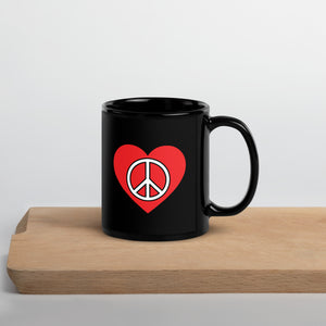 "Peace & Love" mug
