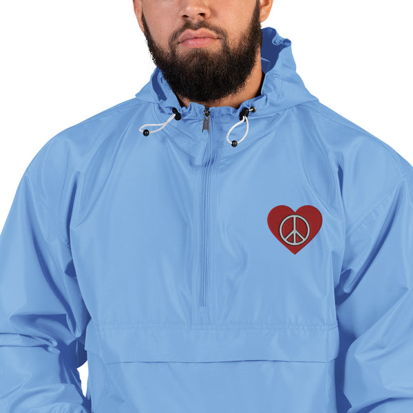 "Peace & Love" champion jacket (multiple colors)